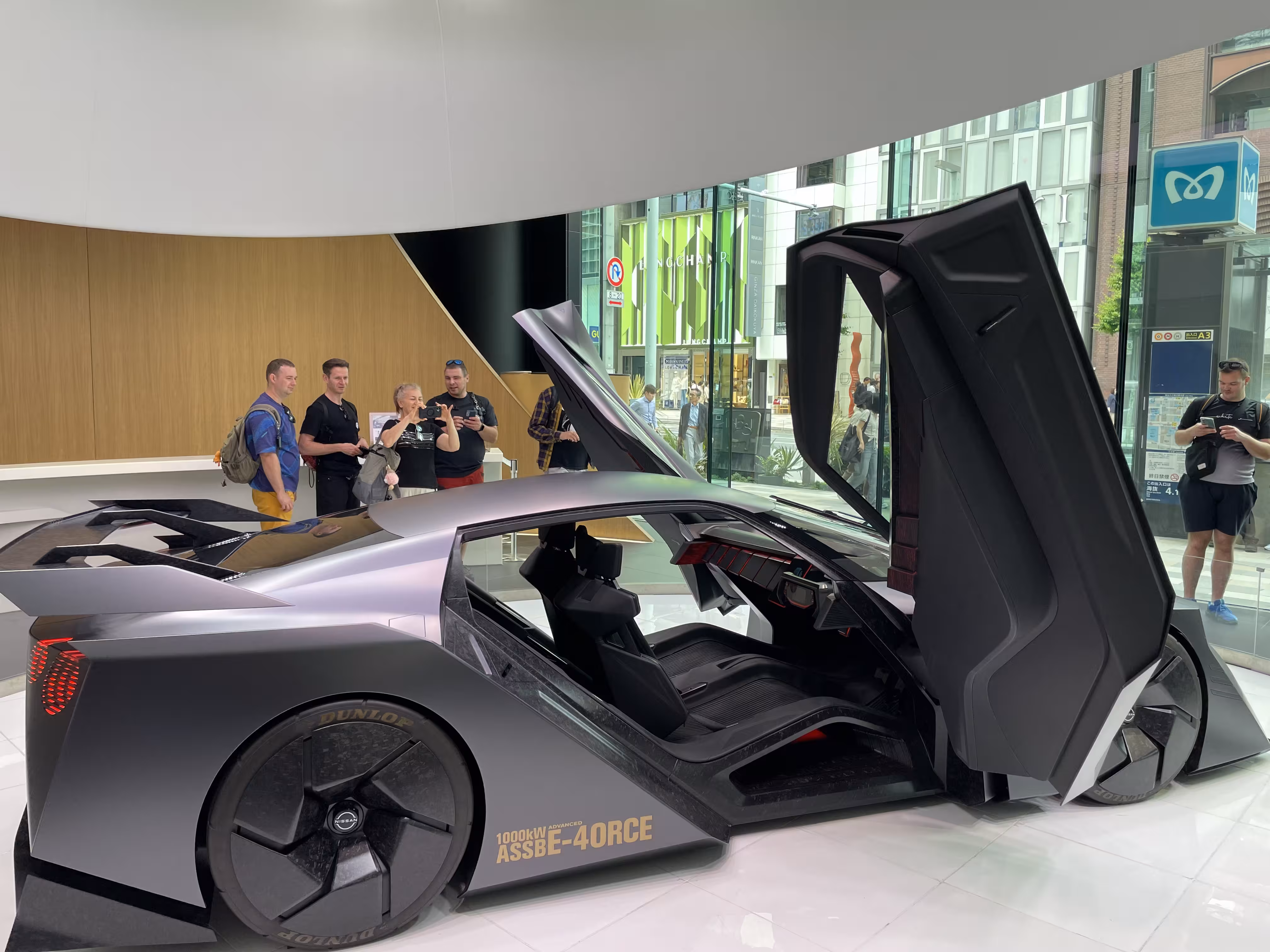 Concept car at Nissan Crossing