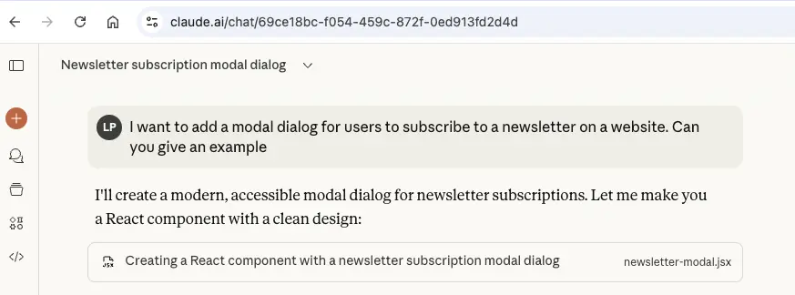 Claude Sonnet 4.5 output